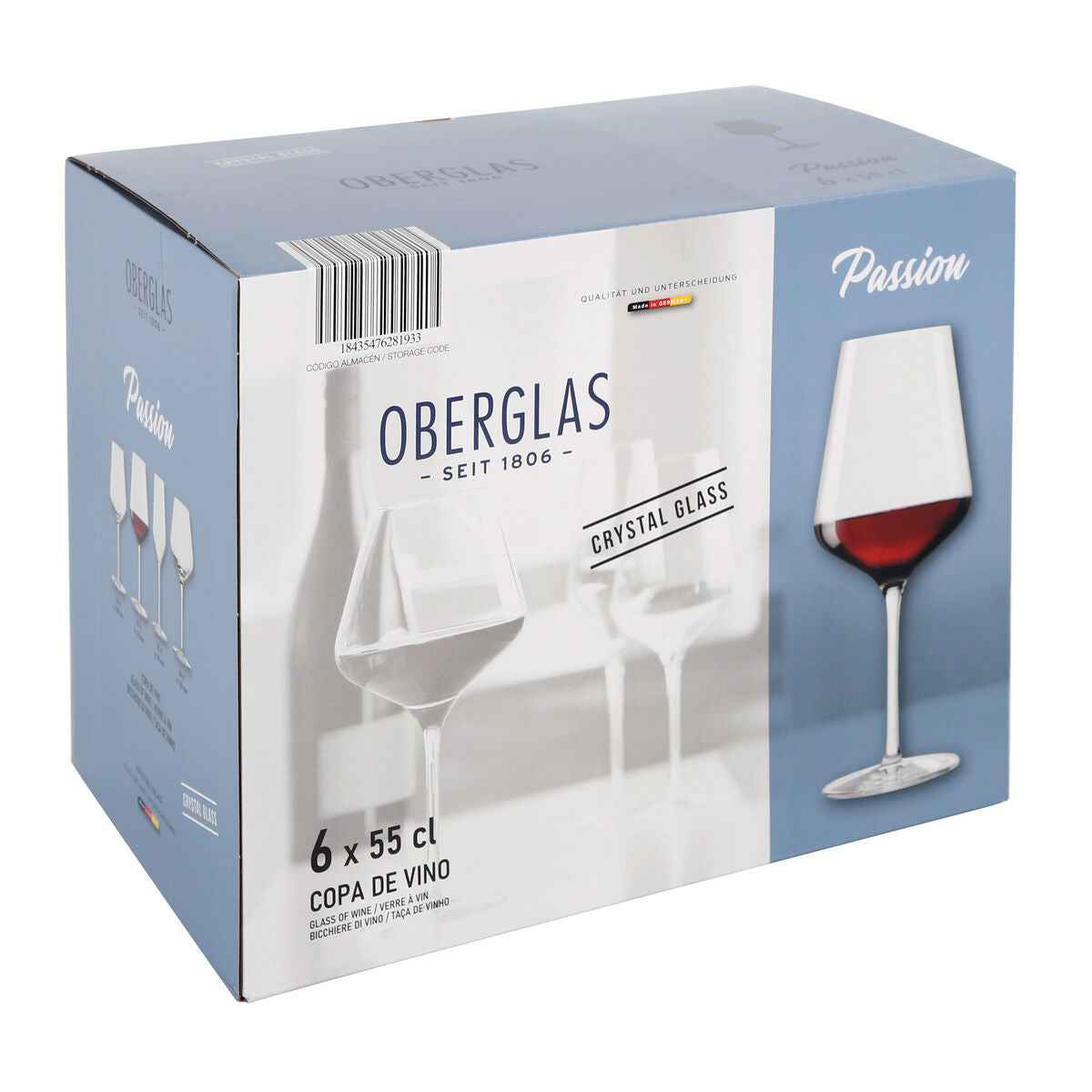 Wine glass set Inde Passion 550 ml 6 Pieces