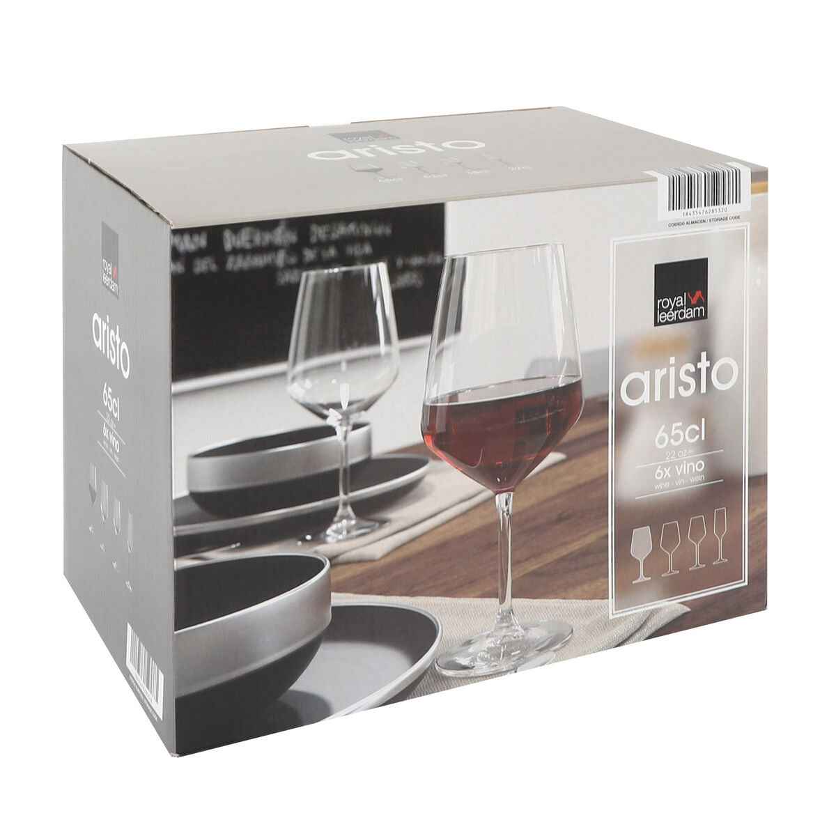 Wine glass set Inde Aristo 650 ml 6 Pieces