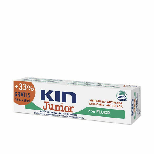 Toothpaste Kin Kin Junior Mint Anti-caries 25 ml (100 ml) Kin