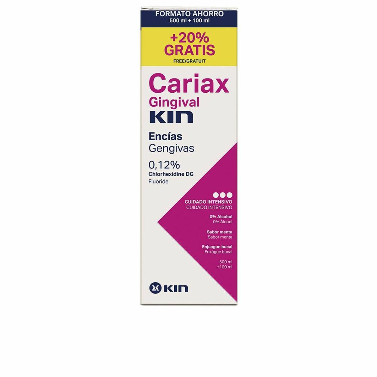 Mouthwash Kin Cariax Gingival (500 ml) Kin