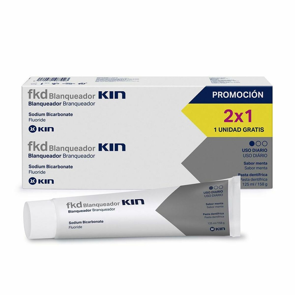 Toothpaste Kin FDK 2 x 125 ml (2 Pieces) Kin