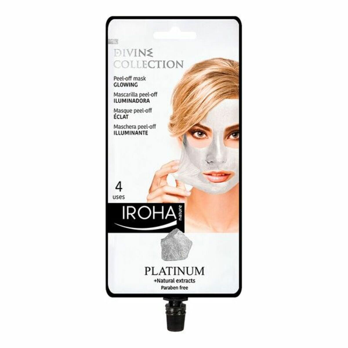 Facial Mask Peel Off Platinum Iroha Platinum Iroha