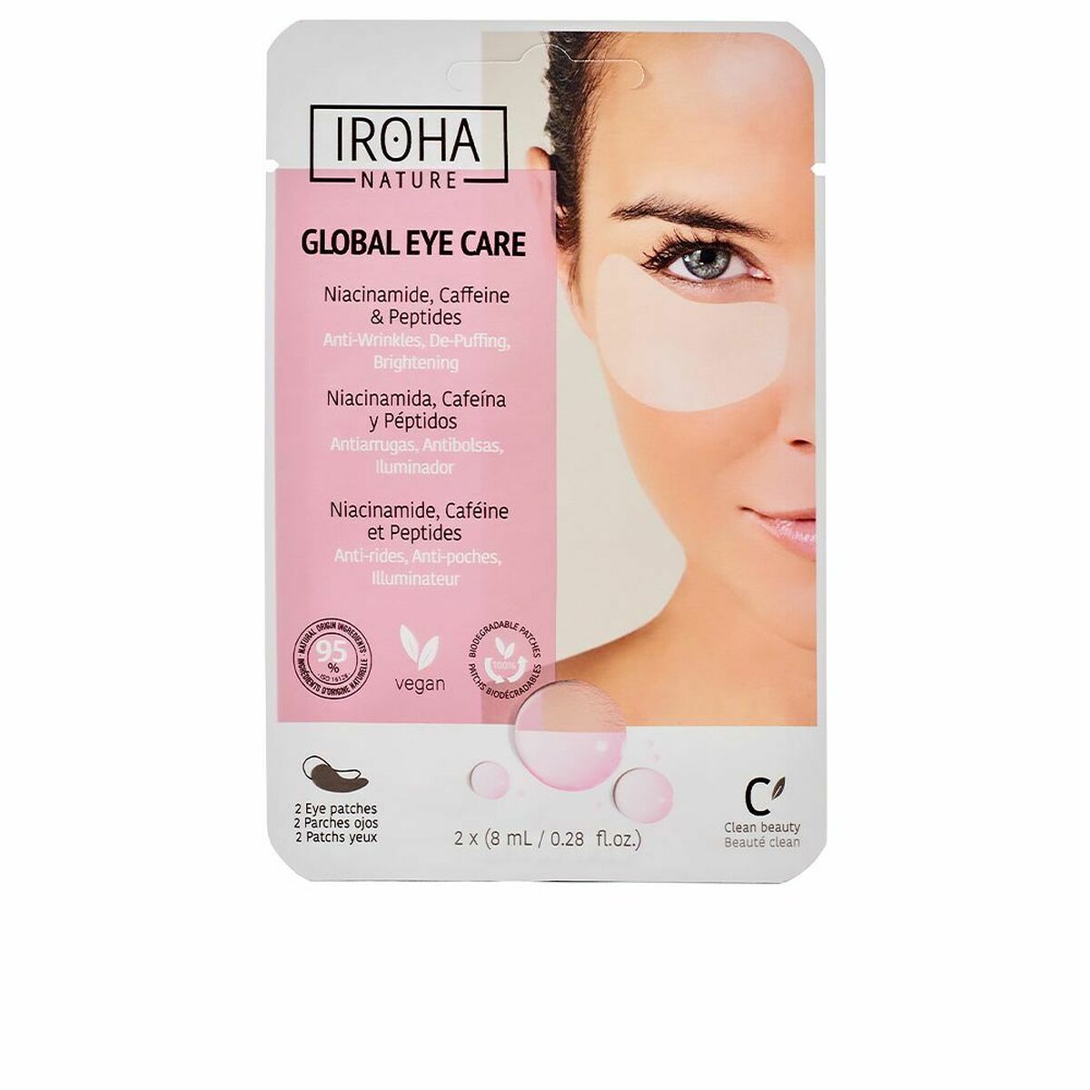 Mask for Eye Area Iroha Global Eye Care 2 Units Iroha