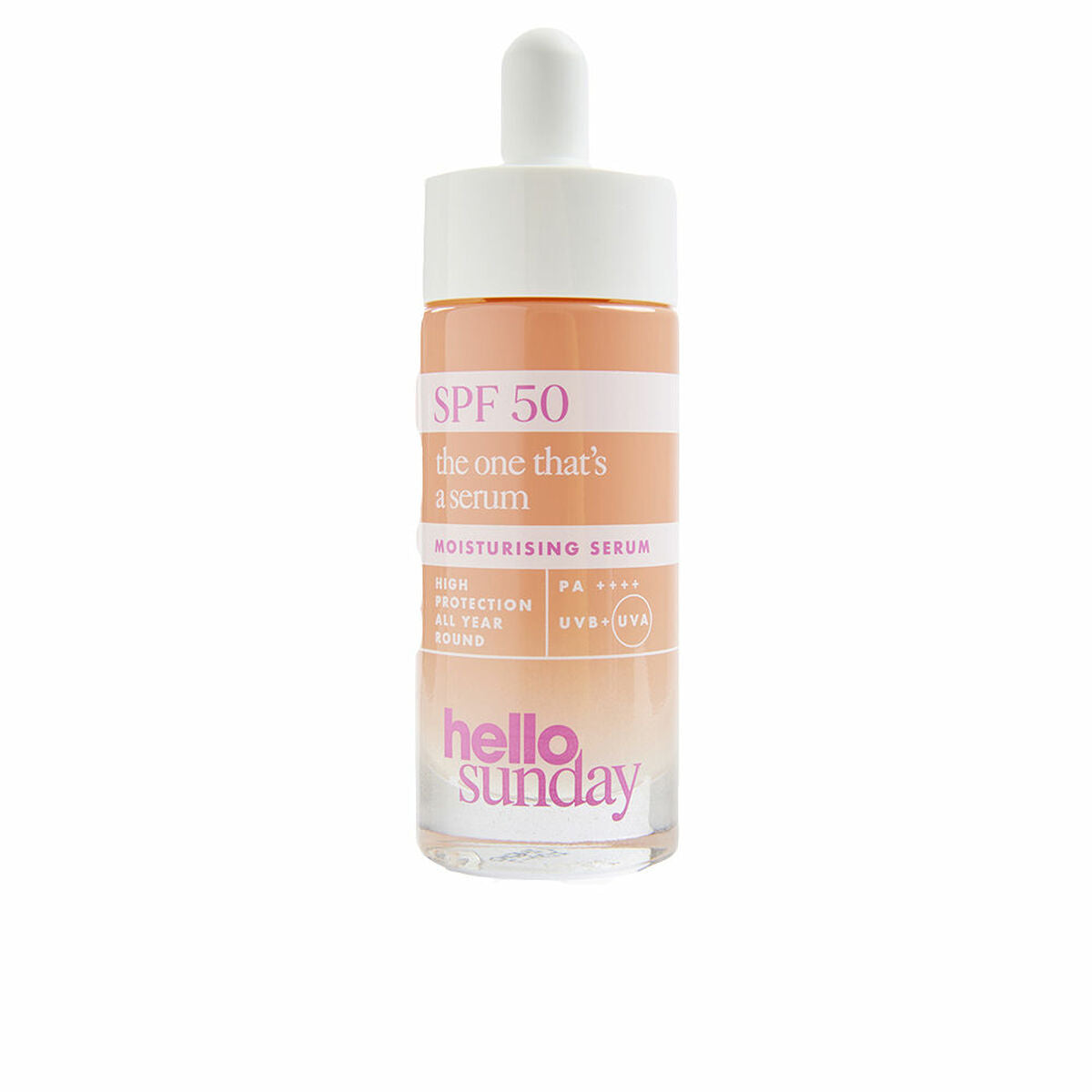 Facial Serum Hello Sunday The One S A Serum 30 ml Spf 50 Hello Sunday