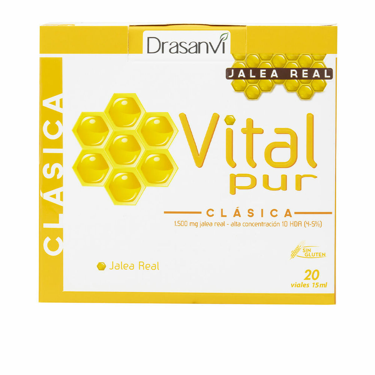 Food Supplement Drasanvi Vitalpur Royal jelly 20 Units 15 ml Drasanvi