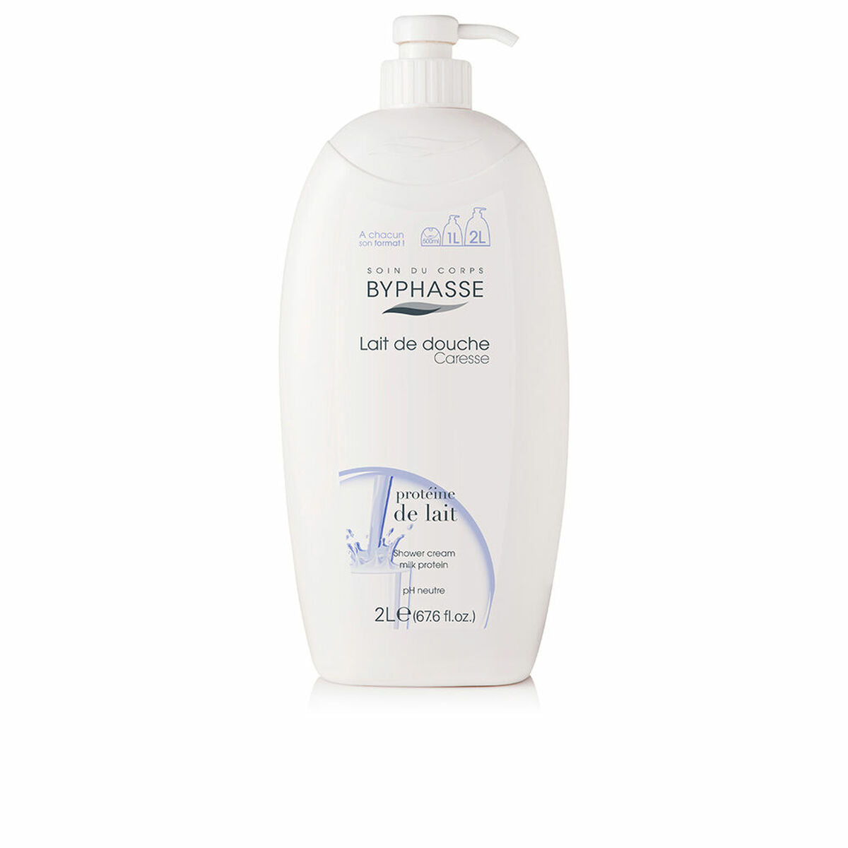 Shower Gel Byphasse Caresse Gel De Ducha Milk protein 2 L Byphasse