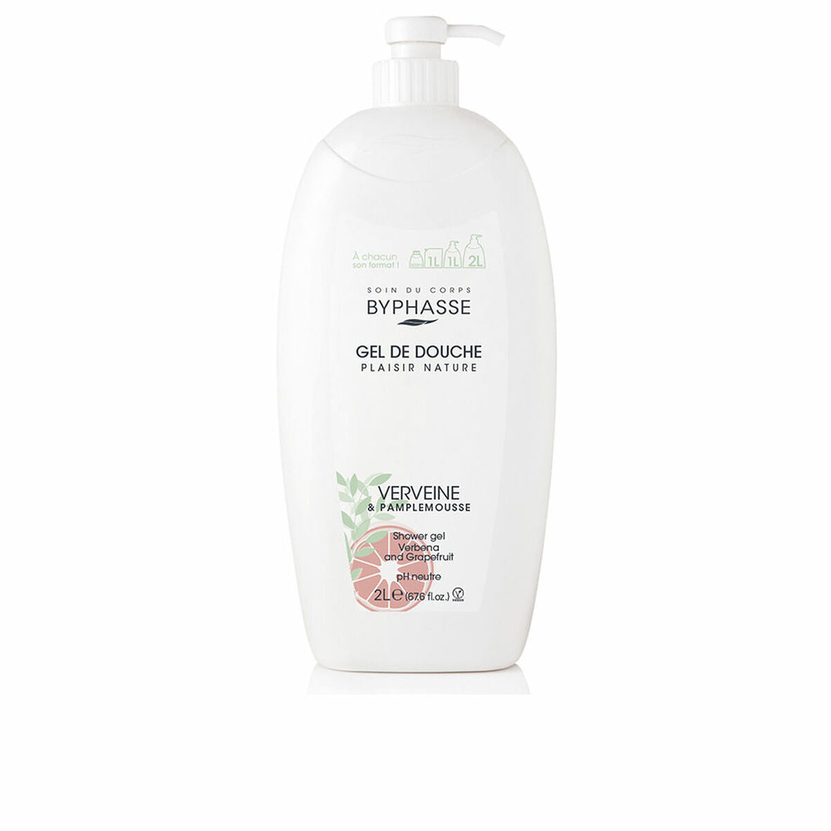 Shower Gel Byphasse Verbena Grapefruit 2 L Byphasse