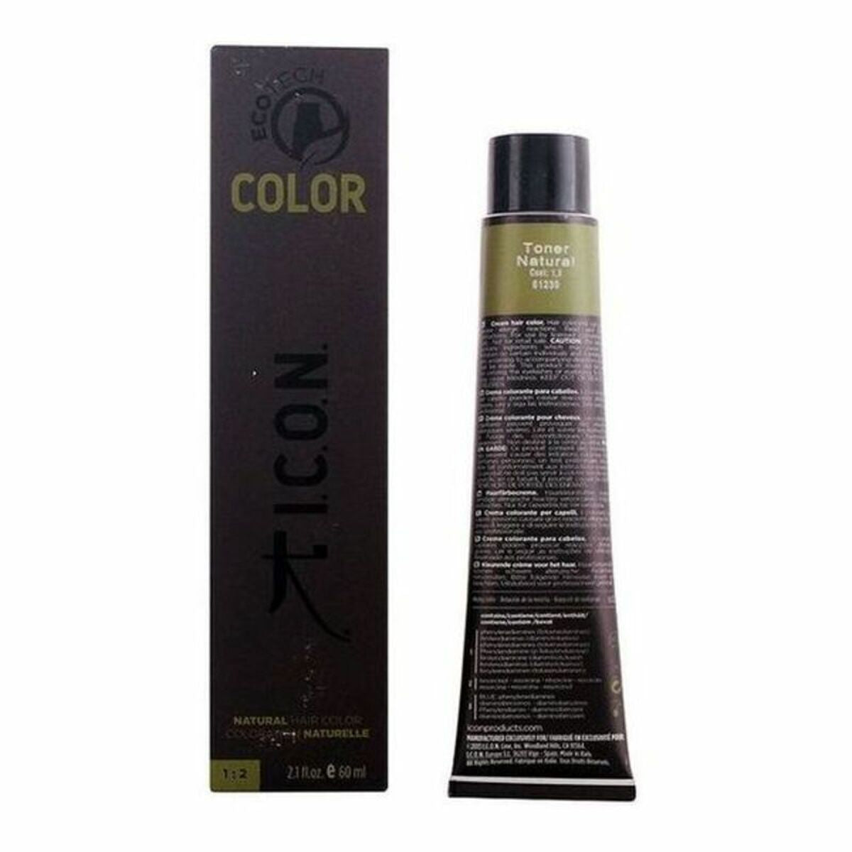 Colouring Cream Ecotech Color I.c.o.n. 116303 Nº 9.0-rubio muy claro Nº 8.0-rubio claro 60 ml I.c.o.n.