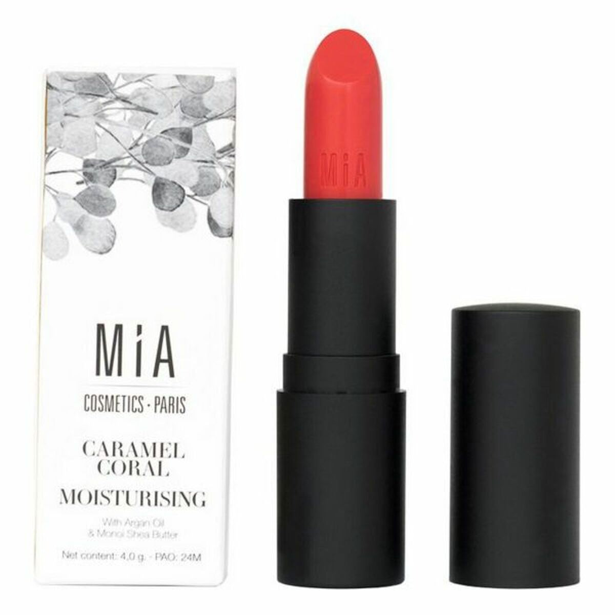 Hydrating Lipstick Mia Cosmetics Paris 509-Caramel Coral (4 g) Mia Cosmetics Paris