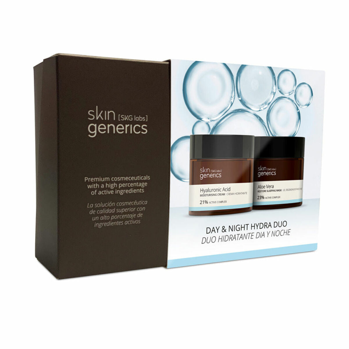 Unisex Cosmetic Set Skin Generics Hidratante Día Y Noche 2 Pieces Skin Generics