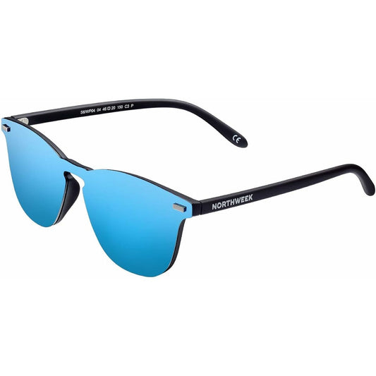 Unisex Sunglasses Northweek Wall Phantom Ø 45 mm Blue Black Northweek