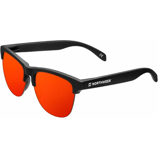 Unisex Sunglasses Northweek Gravity Ø 48 mm Orange Black Northweek