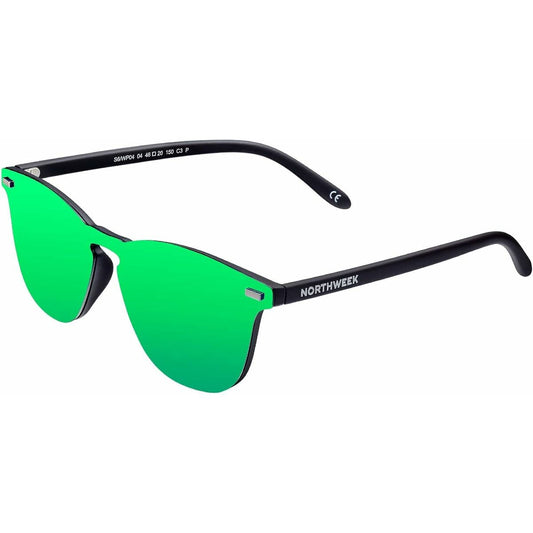 Unisex Sunglasses Northweek Wall Phantom Ø 45 mm Green Black Northweek