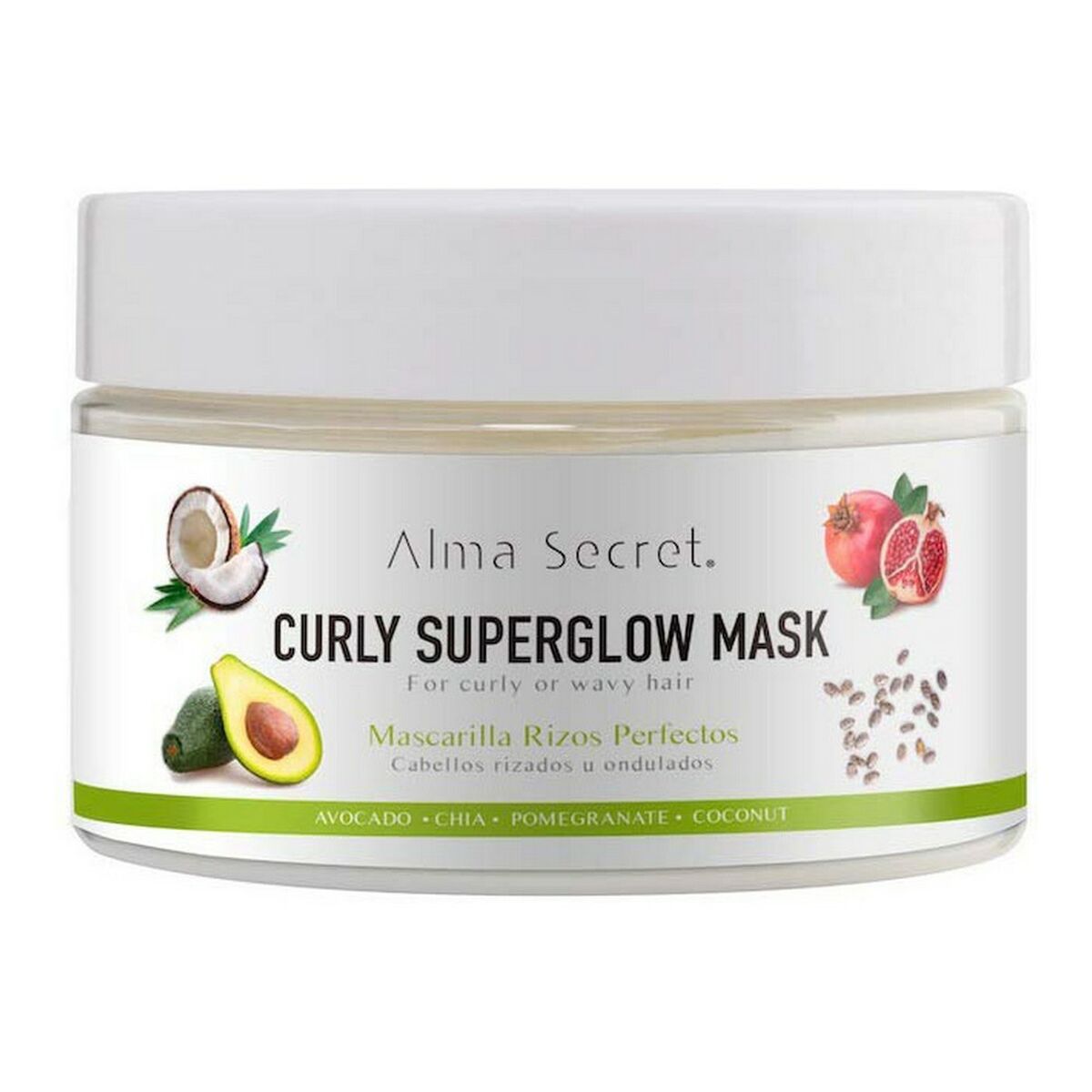 Hair Mask Alma Secret Curly Superglow 250 ml Alma Secret