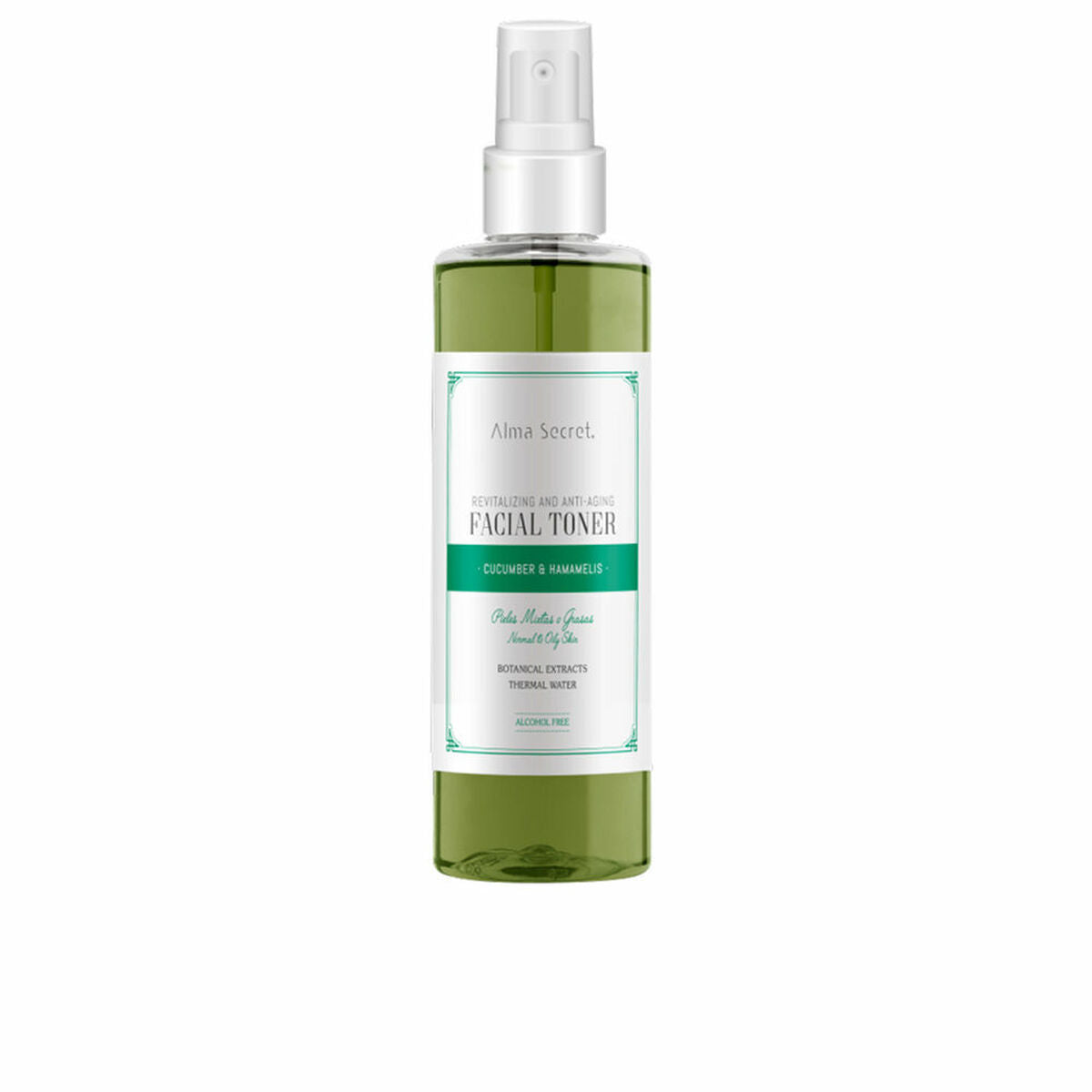 Anti-ageing Facial Toner Alma Secret Cucumber Revitalising Hammamelis 200 ml Alma Secret