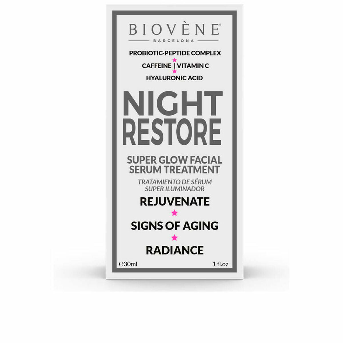 Facial Serum Biovène Night Restore 30 ml Biovène