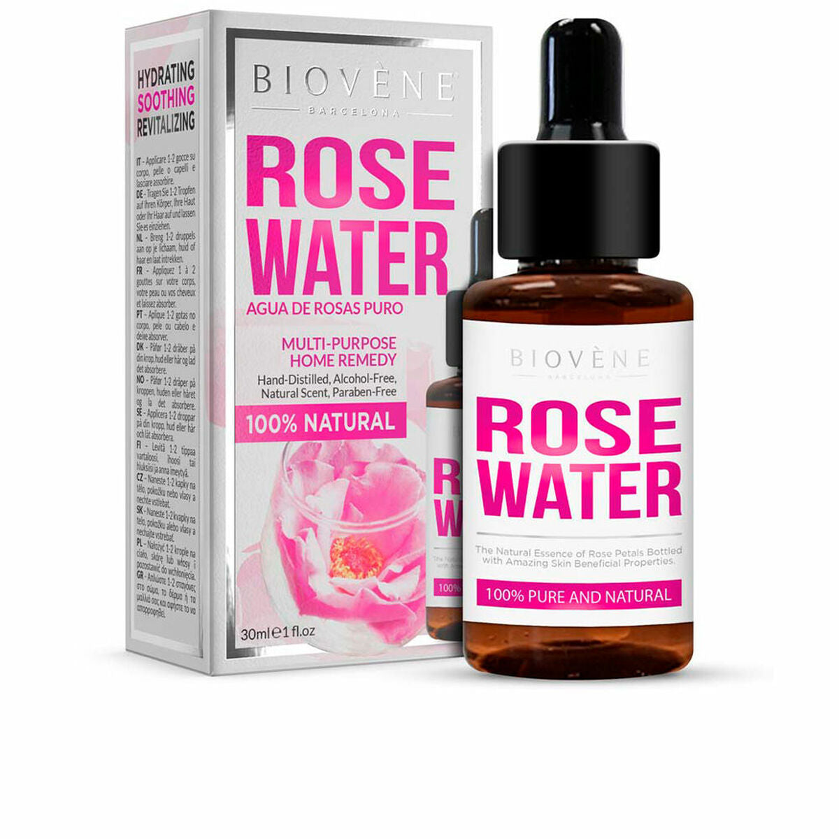 Rose Water Toner Biovène 30 ml Biovène