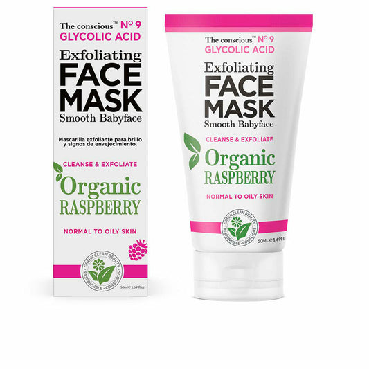 Exfoliating Mask The Conscious Glycolic Acid Raspberry 50 ml The Conscious