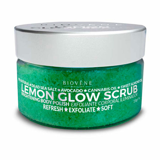 Body Cream Biovène Lemon Glow Scrub 200 g Biovène