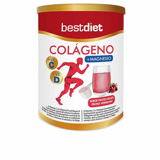 Collagen Best Diet Colágeno Con Magnesio En Polvo Magnesium Dust Red fruits Best Diet