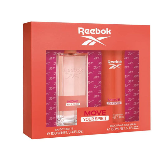 Women's Perfume Set Reebok EDT Move Your Spirit 2 Pieces Reebok