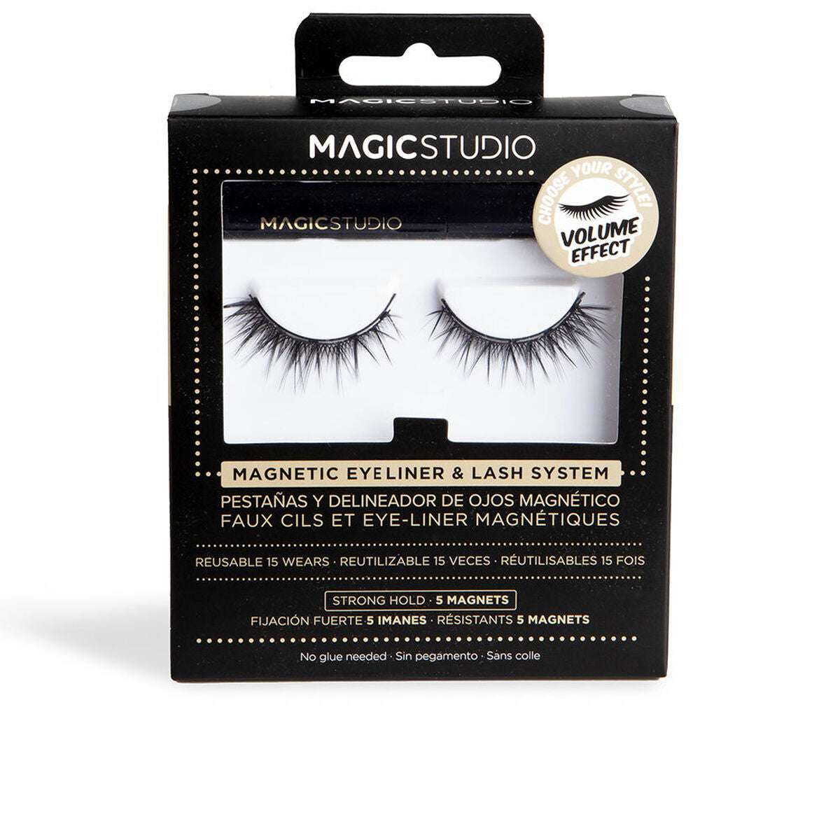 Set of false eyelashes Magic Studio Volume Magnetic 2 Pieces Magic Studio