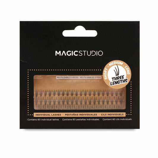 Set of false eyelashes Magic Studio Mink Individual 60 Units (60 Units) Magic Studio