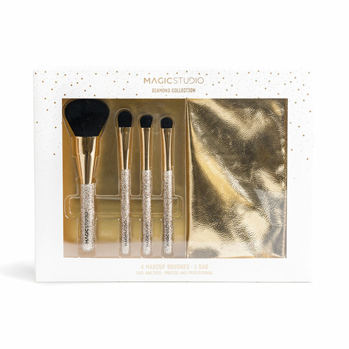 Set of Make-up Brushes Magic Studio Diamond Collection 5 Pieces Magic Studio