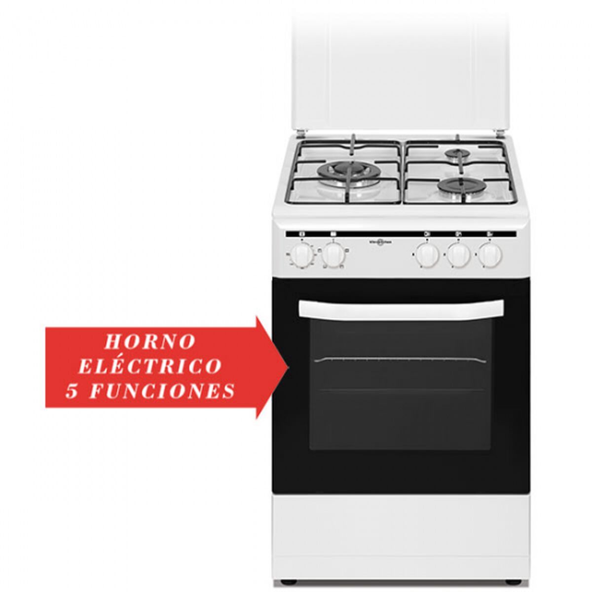 Gas Cooker Vitrokitchen CB5535BNE Vitrokitchen