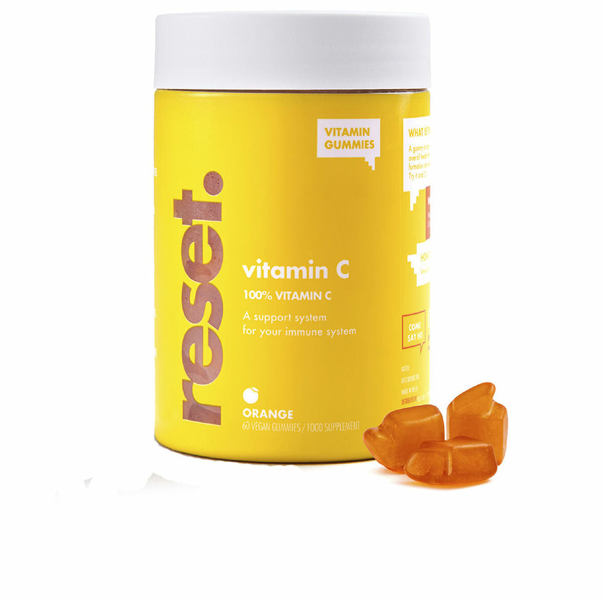 Vitamin C Reset Vitamin C Gums 60 Units Reset