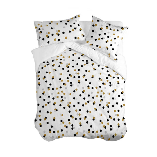 Nordic cover HappyFriday Blanc Golden dots Multicolour 140 x 200 cm HappyFriday