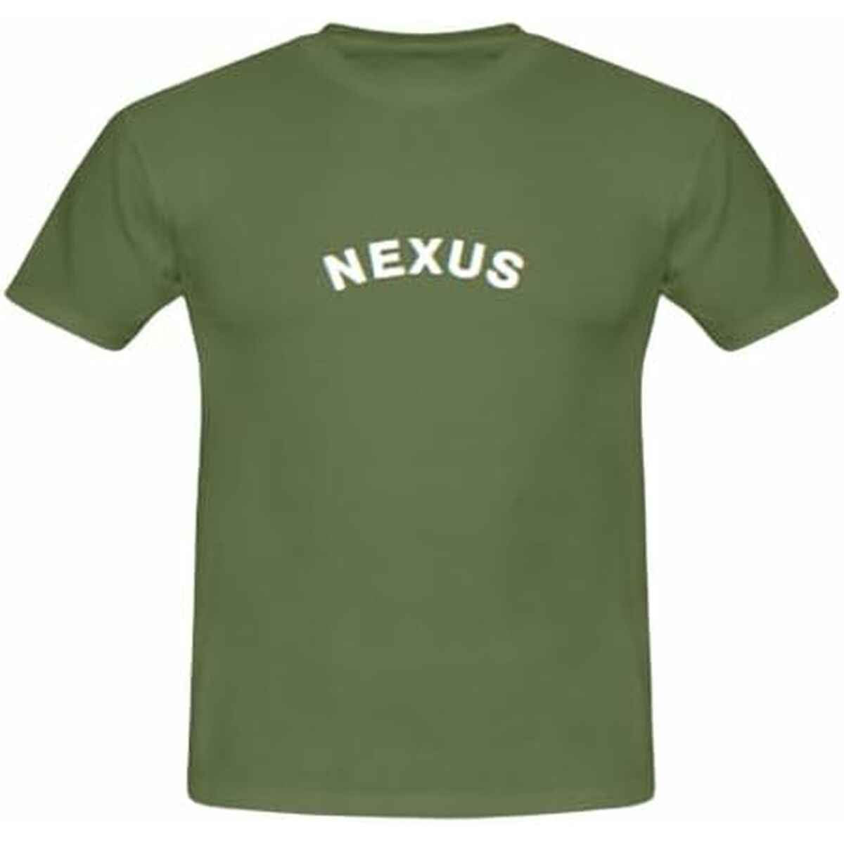 Men’s Short Sleeve T-Shirt Nexus PALAU White Brown Green