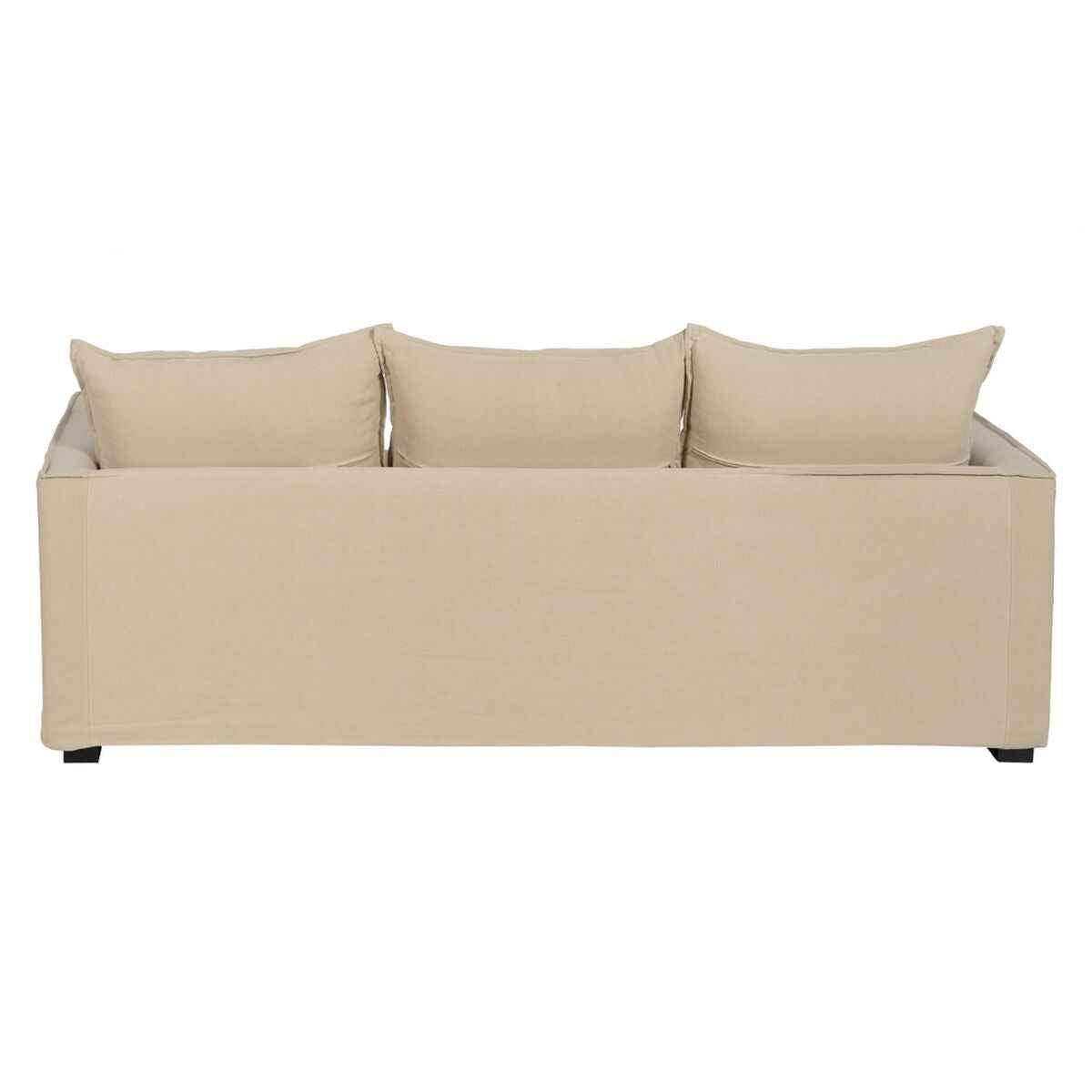 3-Seater Sofa Light Green 216 x 90 x 82 cm