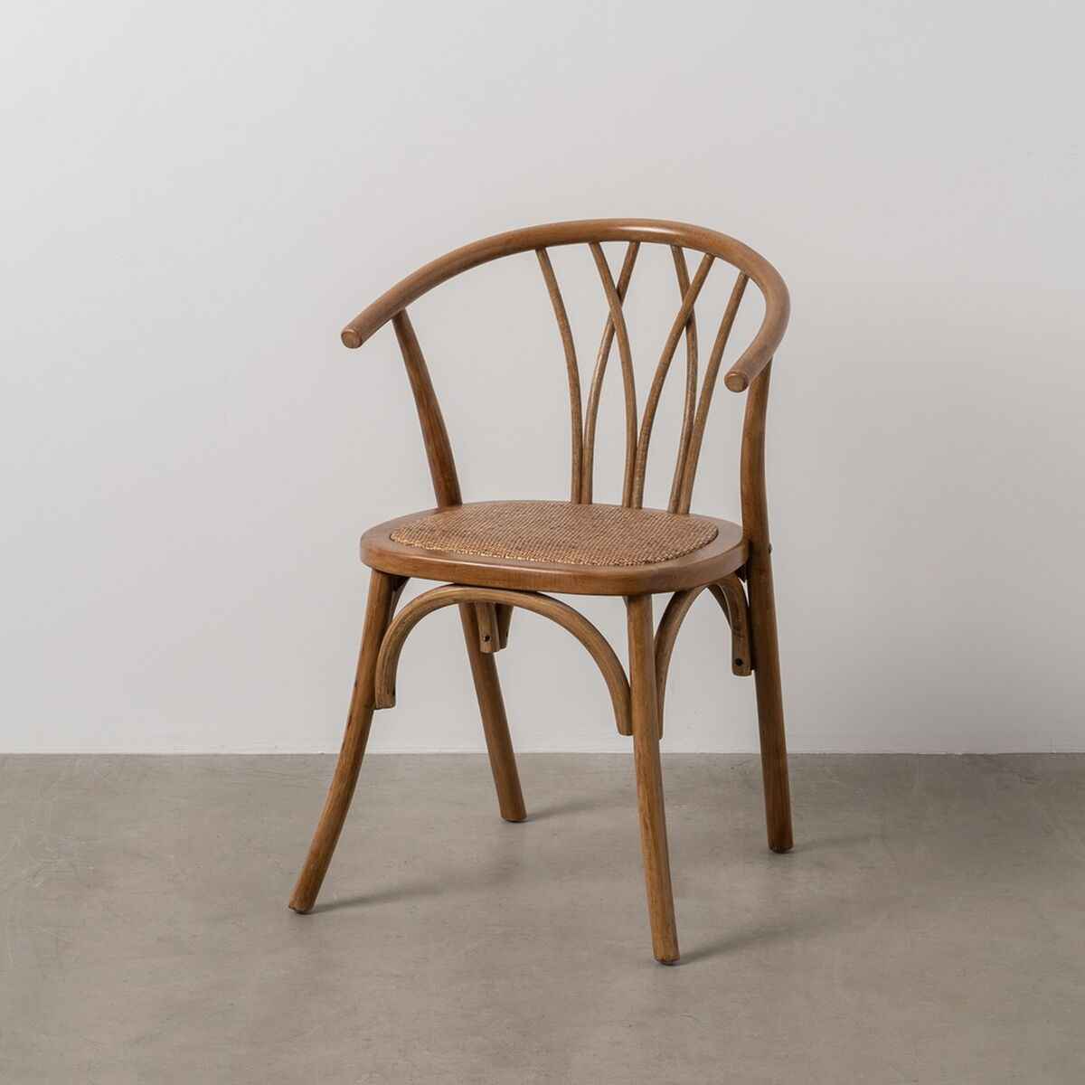 Dining Chair Brown 55 X 50 X 81 CM