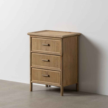 Nightstand Natural Bamboo 48 x 36 x 66 cm