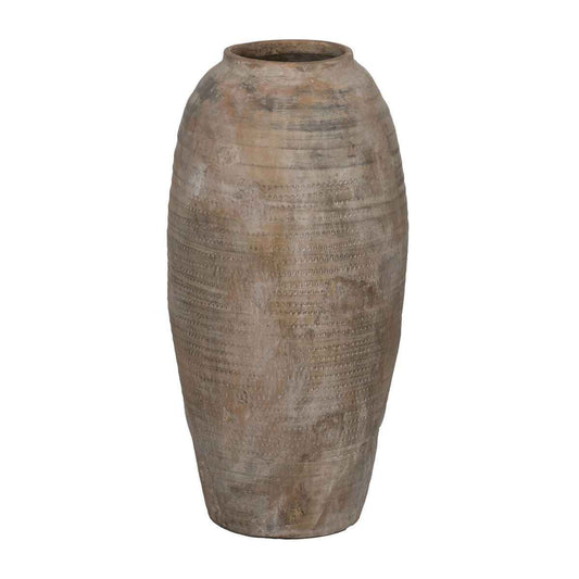 Vase Grey Ceramic 27 x 27 x 57,5 cm