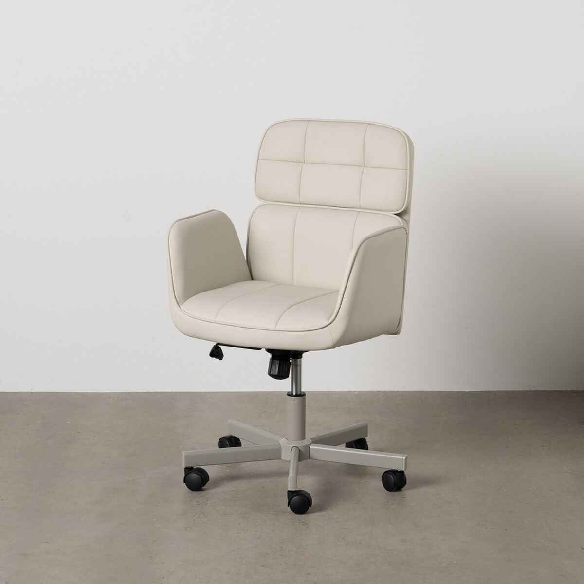 Office Chair Grey Cream 57 x 60,5 x 85 cm