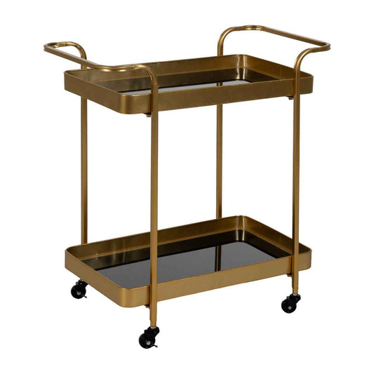 Serving trolley Golden 63 x 38 x 75 cm