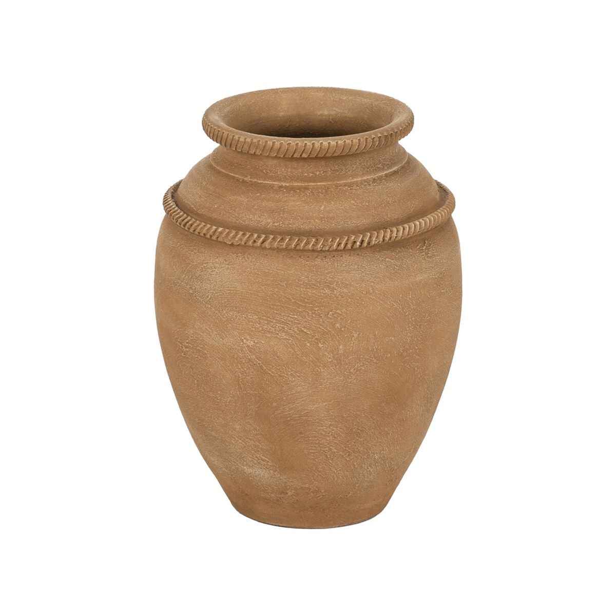 Vase Beige Ceramic 27 x 27 x 37 cm