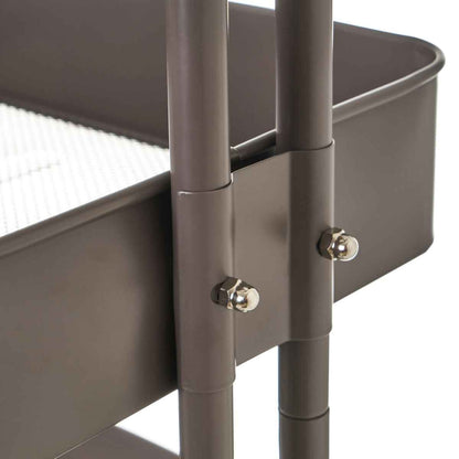 Vegetable trolley Grey Metal 44 x 36 x 73 cm