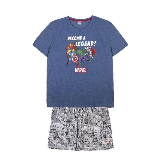 Pyjama Marvel Grey (Adults) Men Marvel