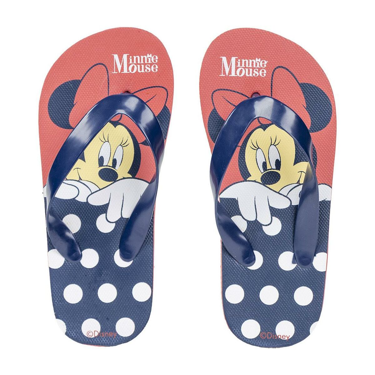 Flip Flops for Children Minnie Mouse Red Minnie Mouse