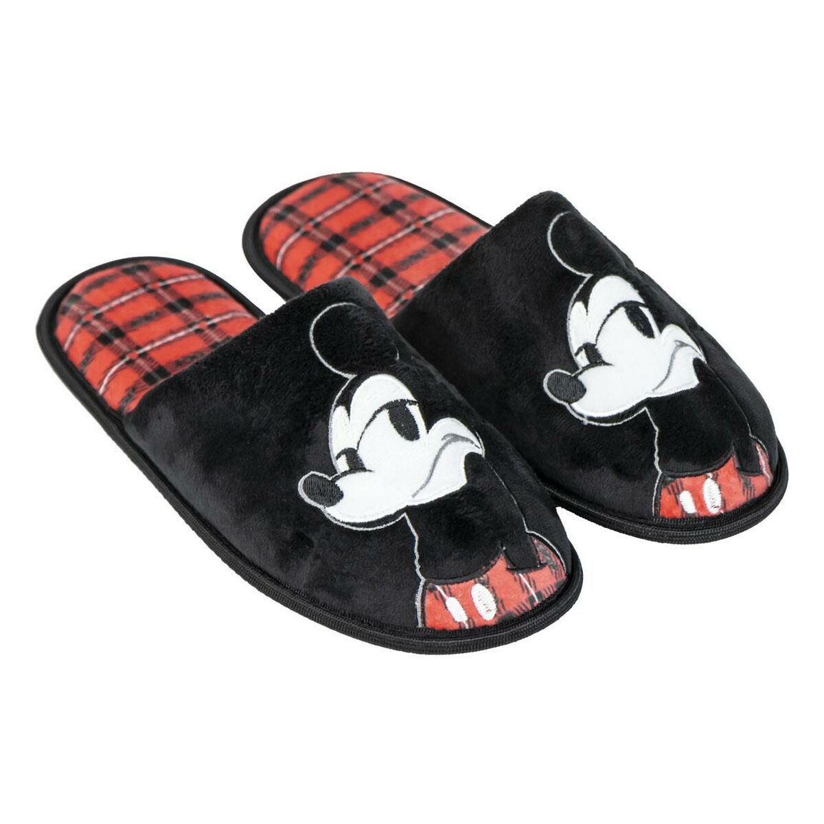 House Slippers Mickey Mouse Black Mickey Mouse