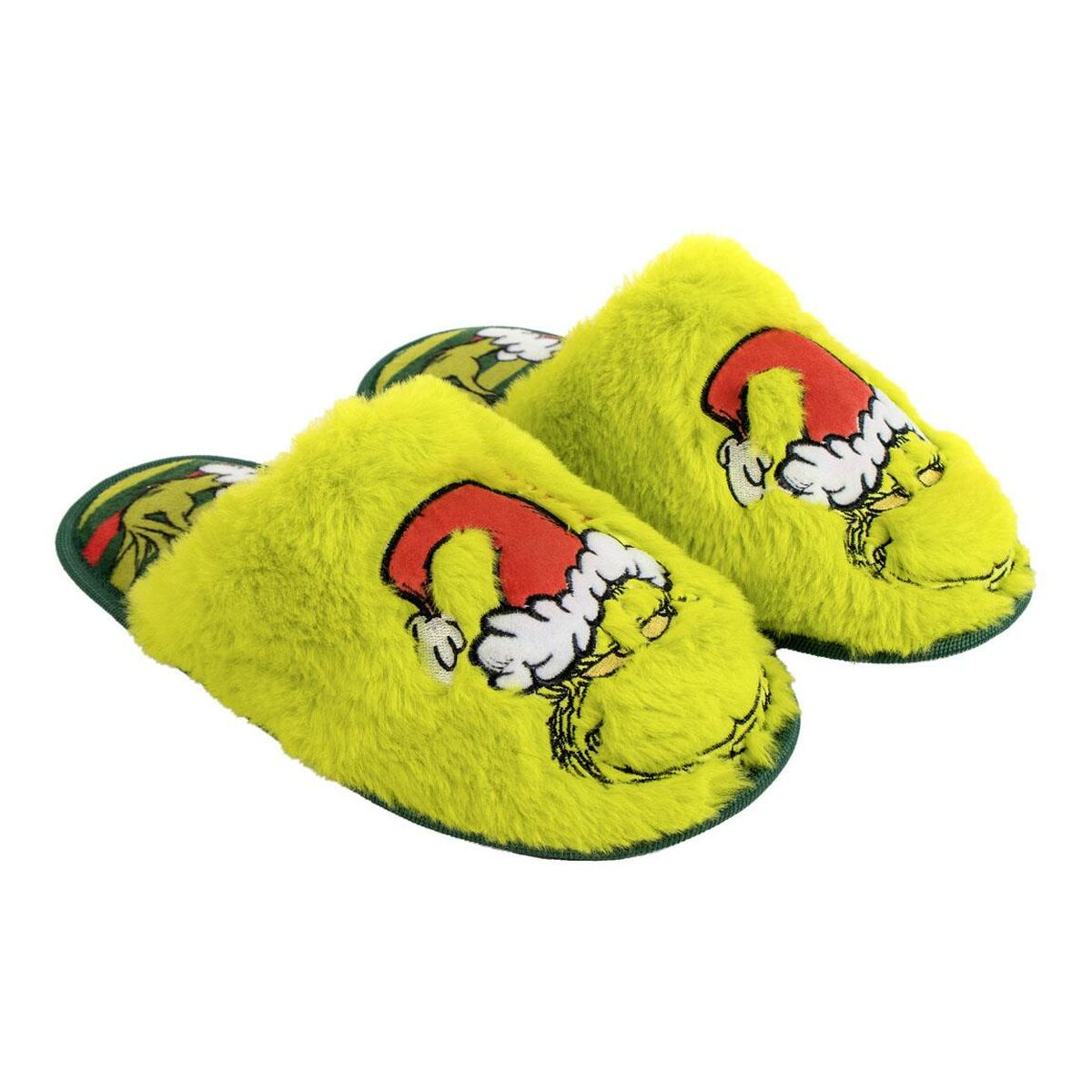 House Slippers The Grinch Green