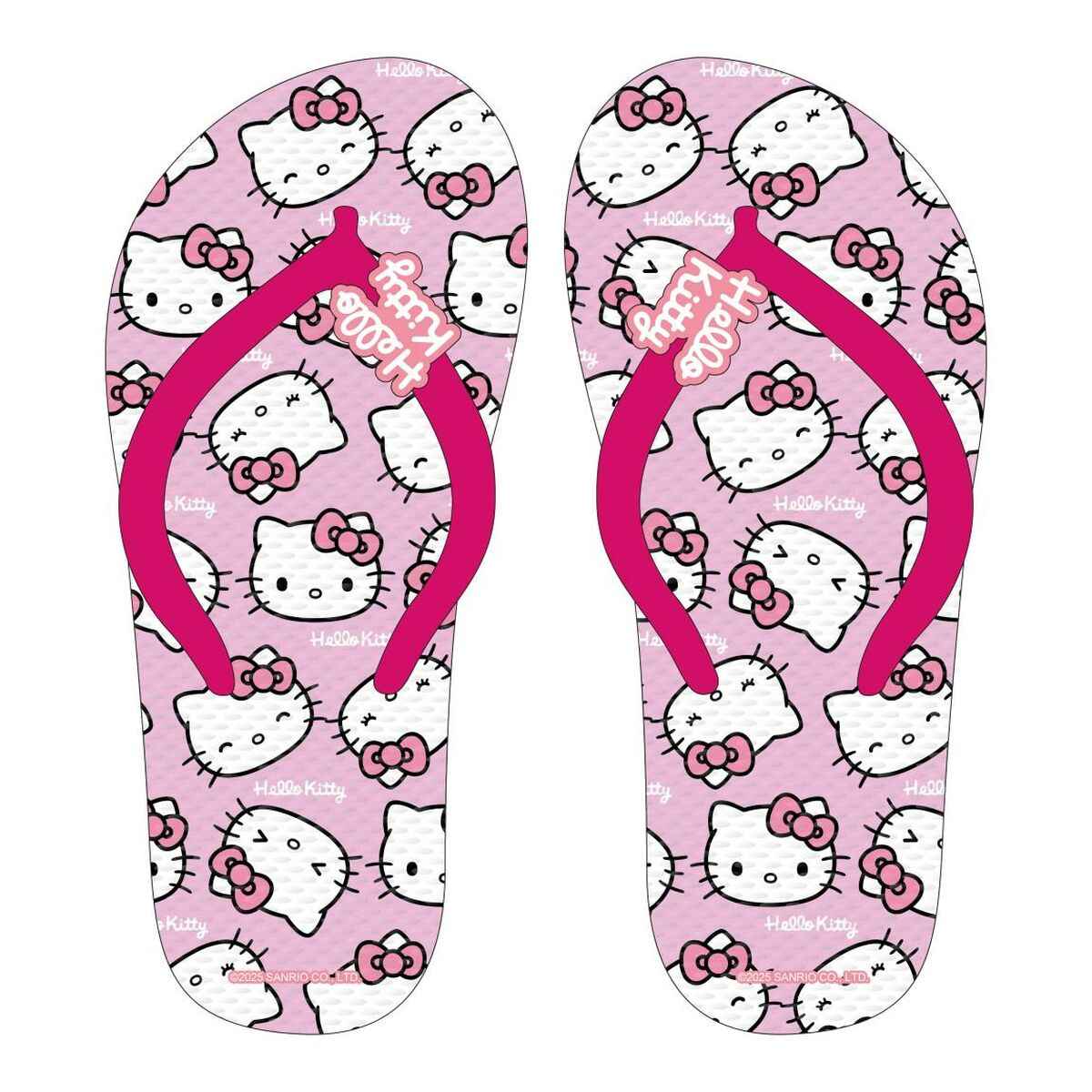 Swimming Pool Slippers Hello Kitty Pink