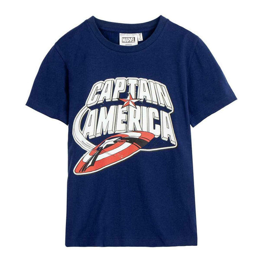 Child's Short Sleeve T-Shirt The Avengers Blue