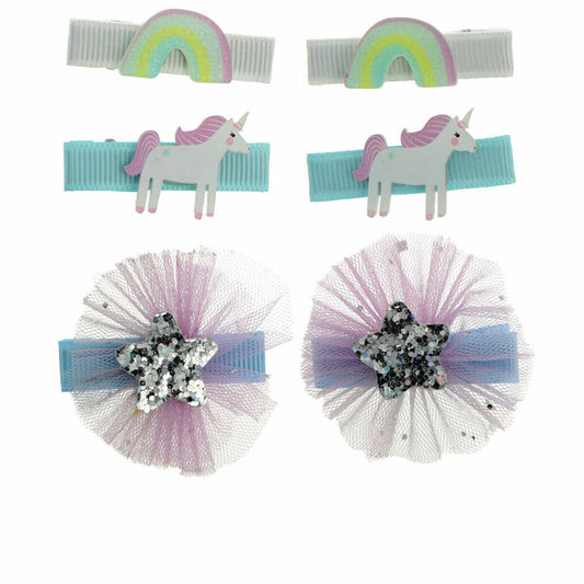 Hair Clips Inca Multicolour 6 Units Inca