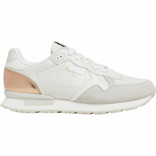 Women's casual trainers Pepe Jeans Brit Sun White