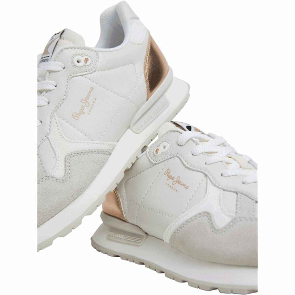 Women's casual trainers Pepe Jeans Brit Sun White