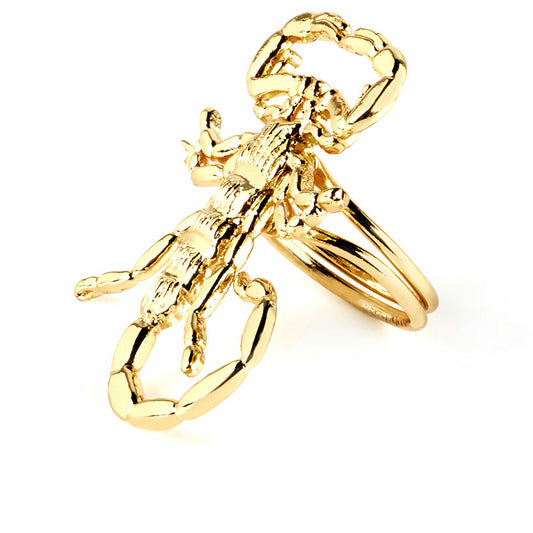 Ladies' Ring Shabama Sahara Brass gold-plated Adjustable Shabama